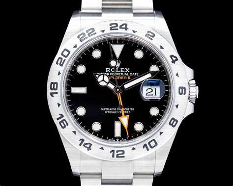 rolex explorer ii black dial price|rolex explorer ii lug to.